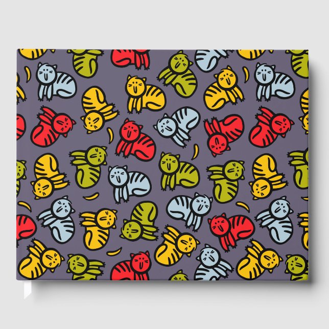 Livro De Visitas Gatos e bananas (Frente)