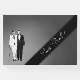Livro De Visitas Gay Casamento Sultry Silver Guest Book