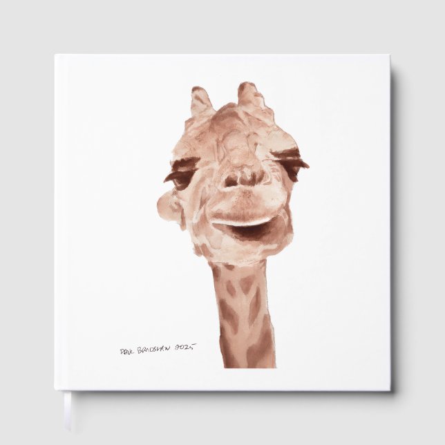 Livro De Visitas giraffe guest book (Frente)