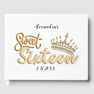 Livro De Visitas Glamorous Girly Sparkle Sweet Sesseis Keepsasaokê