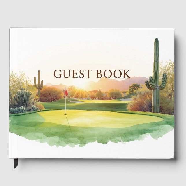 Livro De Visitas Golfe no Arizona  (Frente)