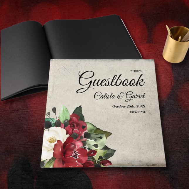 Livro De Visitas Gothic Rose Guestbook (Criador carregado)