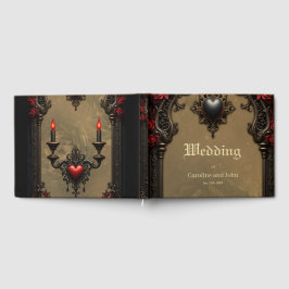 Livro De Visitas Gótico Romance: Paixão Oculta.