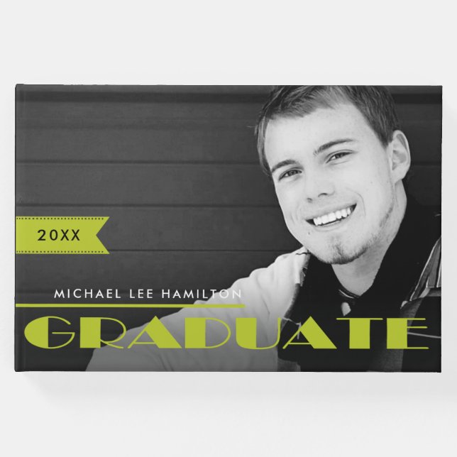 Livro De Visitas Graduação de Fotos Personalizada (Frente)