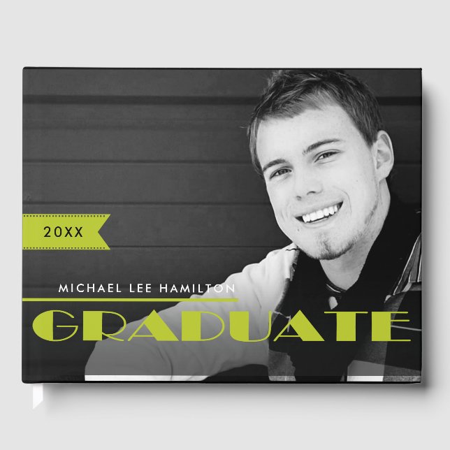 Livro De Visitas Graduação de Fotos Personalizada (Frente)