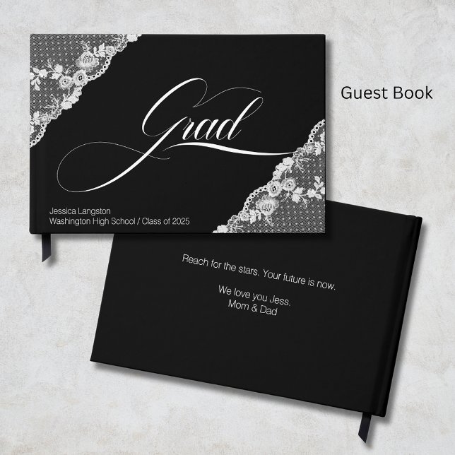 Livro De Visitas Graduação Preta (Criador carregado)