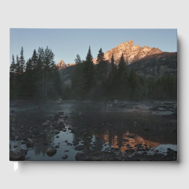 Livro De Visitas Grand Teton Sunrise at Cottonwood Creek (Frente)