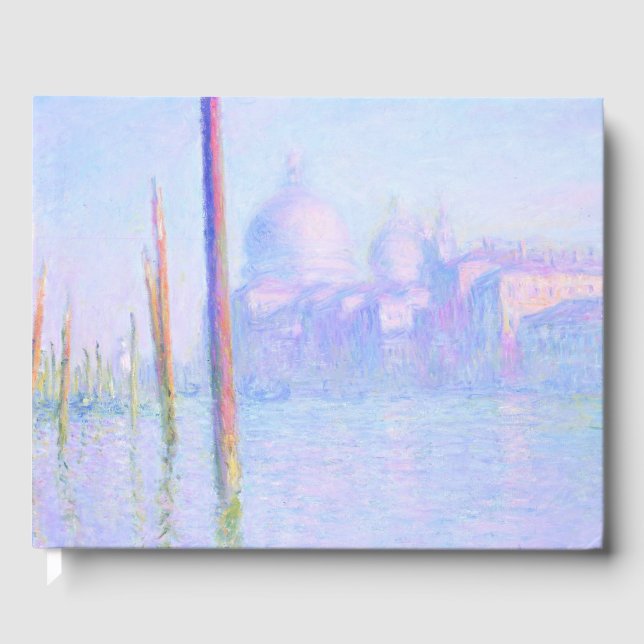 Livro De Visitas Grande Canal em Veneza (por Claude Monet) (Frente)