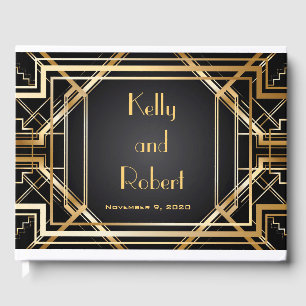 Livro De Visitas Grande Gatsby inspirou o art deco que Wedding o