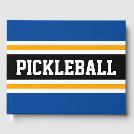 Livro De Visitas Grelhas Marinhos Atlíticas de PICKLEBALL Blue Blac