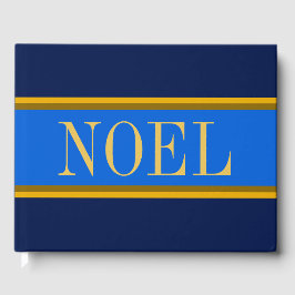 Livro De Visitas Greve de Natal do Marinho Real Elegante NOEL