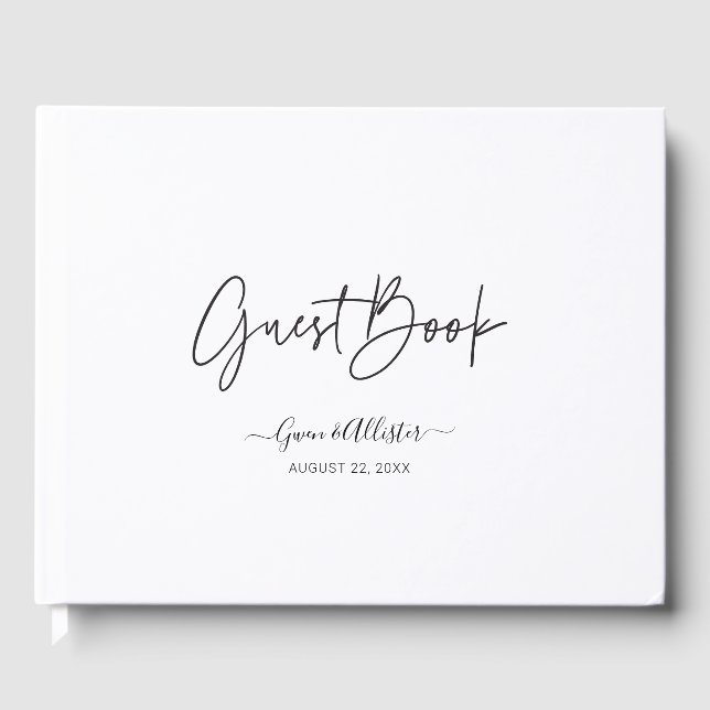 Livro De Visitas Guest Book Wedding Attendance Guestbook Decor G400 (Frente)
