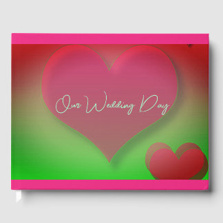 Livro De Visitas Guestbook de Amor Brilhante