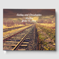 Guestbook de Casamento de Caminhos de Ferro