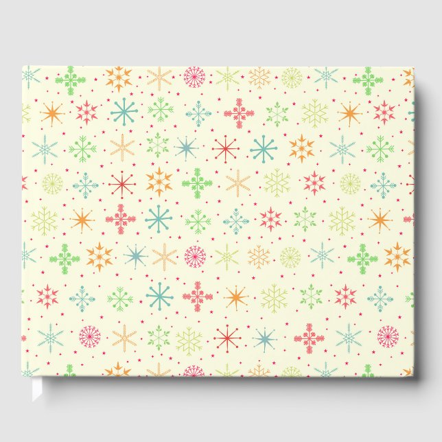 Livro De Visitas Guestbook de Estrelas Retro (Frente)