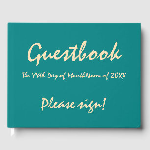 Livro De Visitas Guestbook genérico Subdued, simples