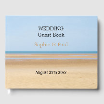 Guestbook Personalizado de Casamento de Praia