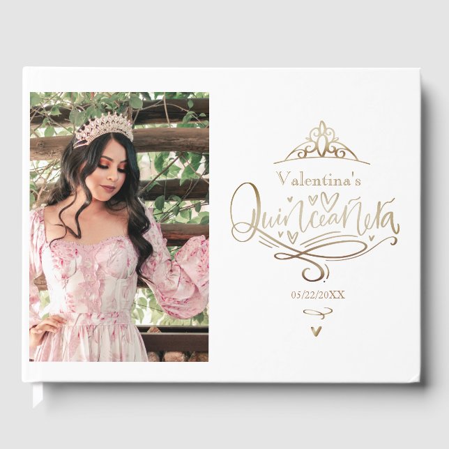 Livro De Visitas Guestbook Quinceañera (Frente)