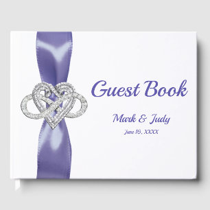 Livro De Visitas Guestbook Veri Peri Infinity Heart
