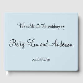Livro De Visitas Guia de Casamento Personalizado Simples