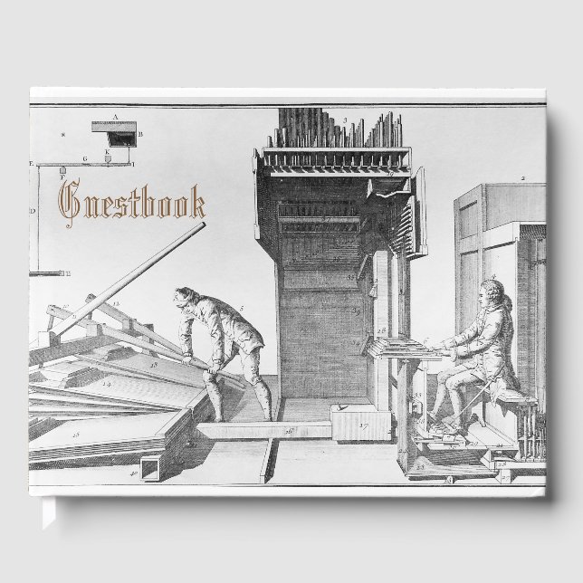 Livro De Visitas Guia de convidados do órgão (Frente)