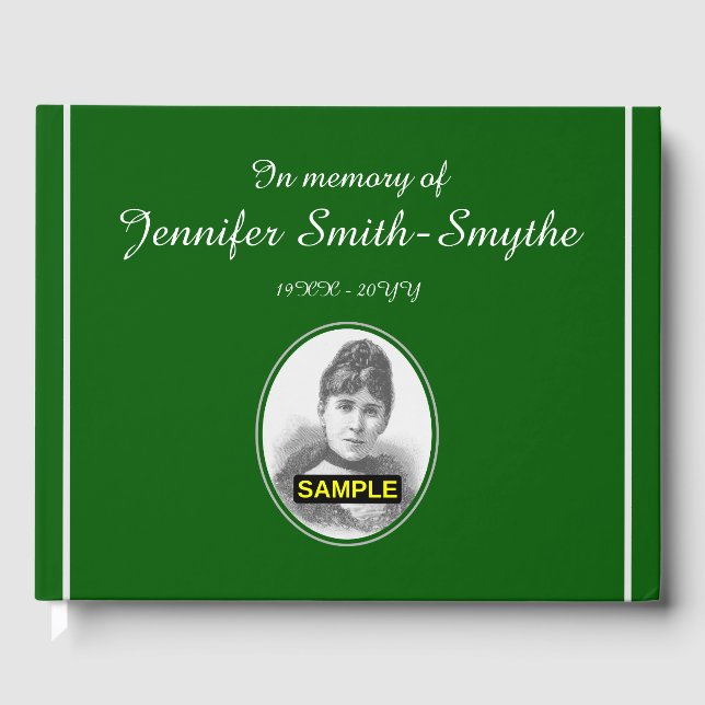 Livro De Visitas Guia de Memórias Elegantes e Personalizadas (Frente)