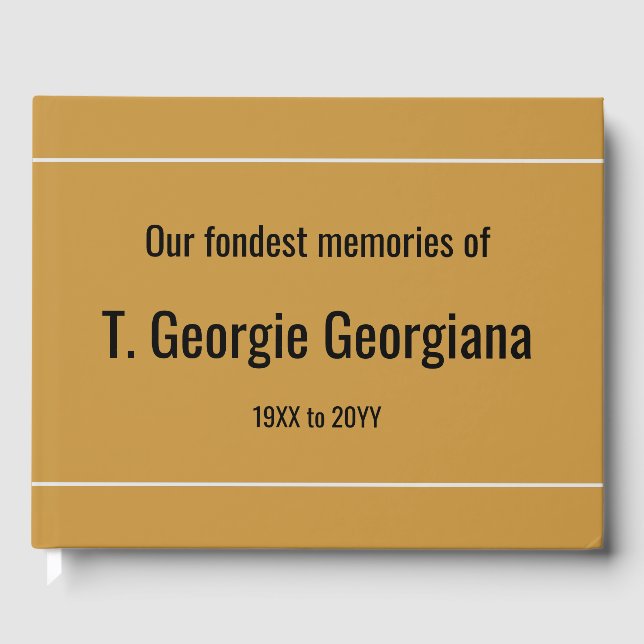 Livro De Visitas Guia de Simpatia Conservadora e Mínima (Frente)