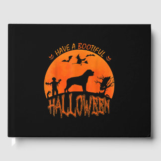 Livro De Visitas Halloween Rottweiler Cachorro Engraçado Costume