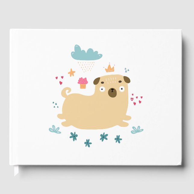 Livro De Visitas Happy Puggy Guestbook (Frente)