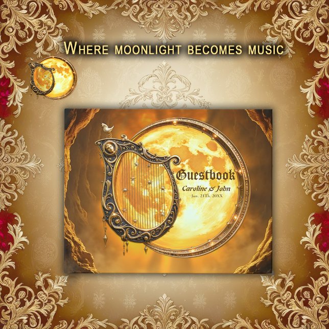 Livro De Visitas Harpa Celestial da Lua Dourada. (Criador carregado)