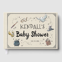 Livro De Visitas Harry Potter Baby Shower Invitation