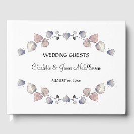 Livro De Visitas Heather escocesa Suave - Corações de Casamento