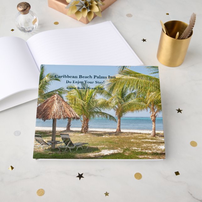 Livro De Visitas Hospitalidade de aluguel do Hotel Beach Vacation H (Frente aberta)