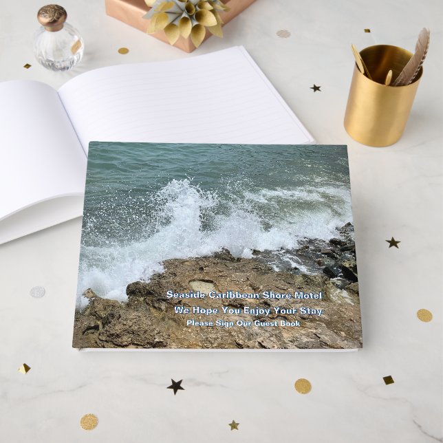 Livro De Visitas Hotel Beach Vachouse No Catálogo De Convidados De  (Frente aberta)