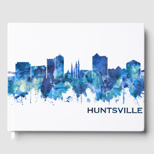 Livro De Visitas Huntsville Alabama Skyline Blue