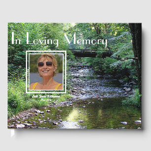 Livro De Visitas 'In Loving Memory' Creek Forest Foto Guest Book