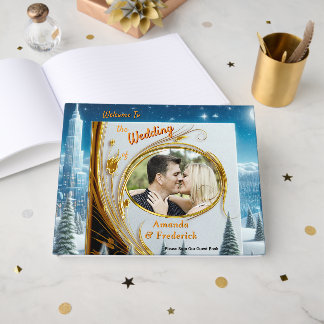 Livro De Visitas INVERNO no Magnífico Mundo de Fantasia
