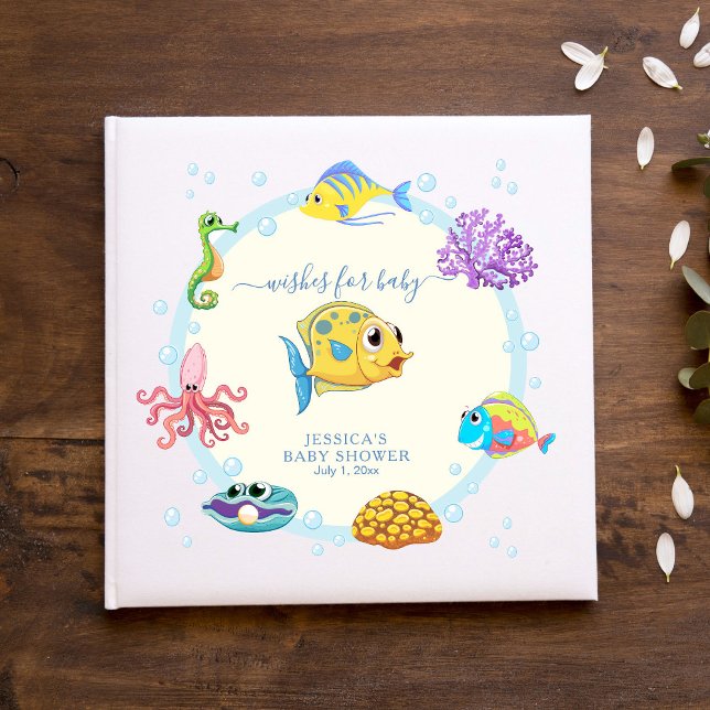 Livro De Visitas It's a Boy Under the Sea Baby Shower  (Criador carregado)