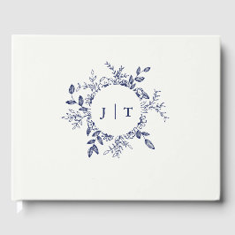 Livro De Visitas Jasminum Sambac Elegante Casamento Floral