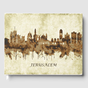 Livro De Visitas Jerusalém Israel Cityscape