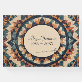 Livro De Visitas Kaleidoscope Quilt and Agulha Memorial Service