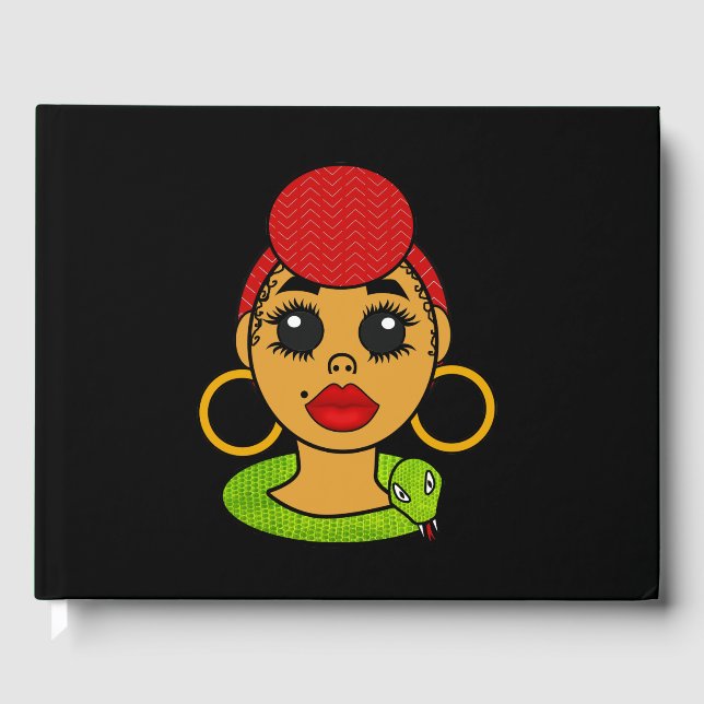 Livro De Visitas Kawaii Queen Laveau (Frente)