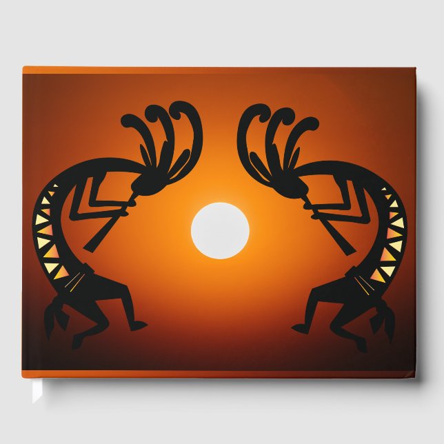 Livro De Visitas Kokopelli Southwestern Sun (Frente)