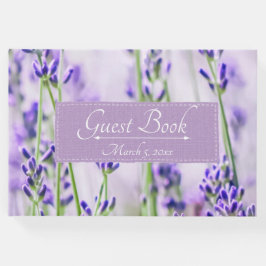 Livro De Visitas Lavanda Fields Weding Guest Book