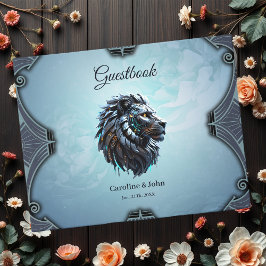 Livro De Visitas Leão cibernético Fusão de energia e tecnologia