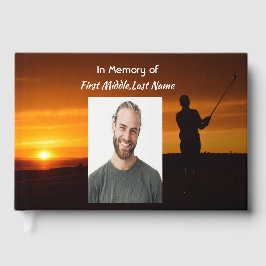Livro De Visitas Lembrança Memorial Golfista Golfe 