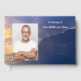 Livro De Visitas Lembrança Memorial Mar Céu Nuvem Ilha