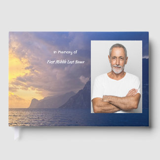 Livro De Visitas Lembrança Memorial Mar Céu Nuvem Ilha