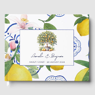 Livro De Visitas Lemon Tiles Italian La Dolce Vita Casamento