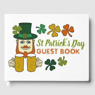 Livro De Visitas Leprechaun Irlandês, Dia de São Patrício